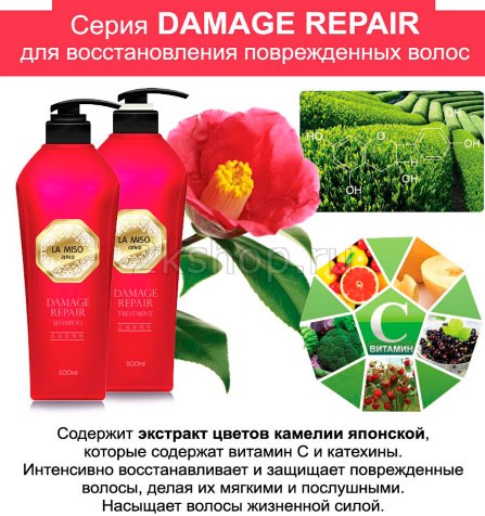 La Miso Demage Repair shampoo and treatment photo
